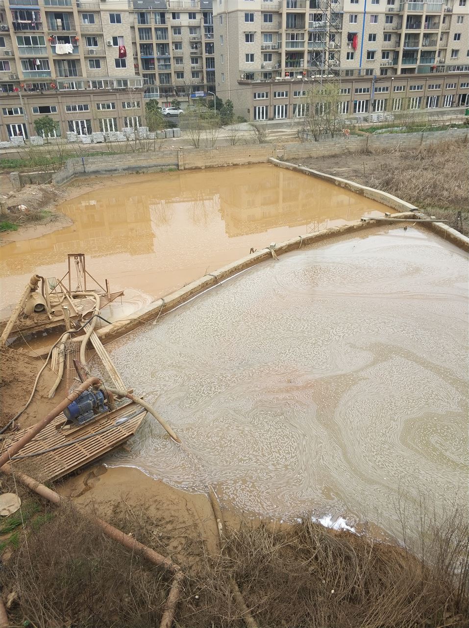 泗洪沉淀池淤泥清理-厂区废水池淤泥清淤